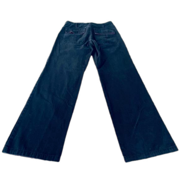 Grunge Goth Wide Leg Double Knee Look Skater JNCO Inspired Cargo Pants Pockets 2 - Picture 8 of 14